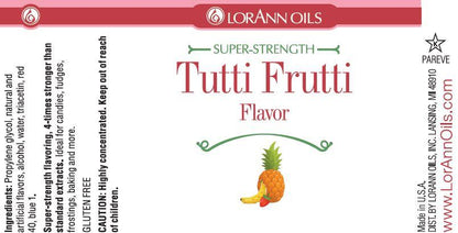 Tutti Frutti Super Strength Flavor Lorann