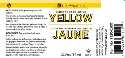 Yellow Liquid Food Color Lorann