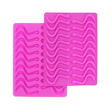 Gummy Worm Silicone Mold Pk/2