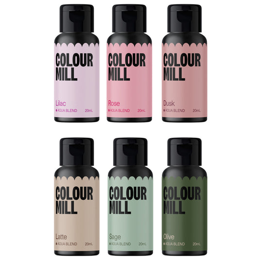 Colour Mill Botanical Aqua Blend Set Bottles