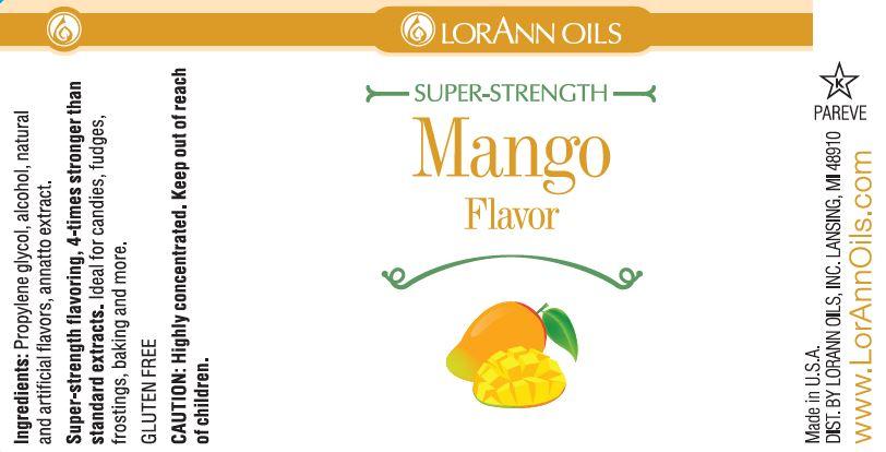 Lorann Mango Flavor Label 0875