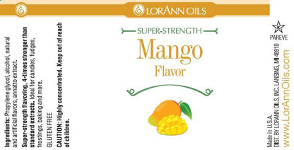 Lorann Mango Flavor Label 0875