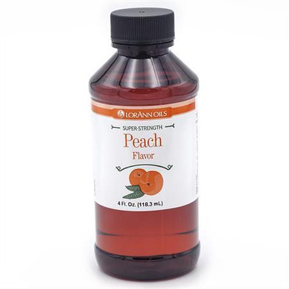 Lorann Peach Flavor 4oz 0450