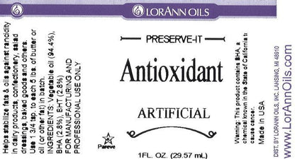 Lorann Preserve-It Antioxidant Artificial Ingredients