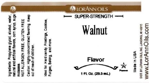 Lorann Walnut Flavor Label 0200