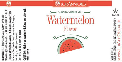 Lorann Watermelon Flavor Label 0260