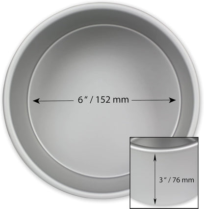 PME 6"x3" Round Cake Pan RND063