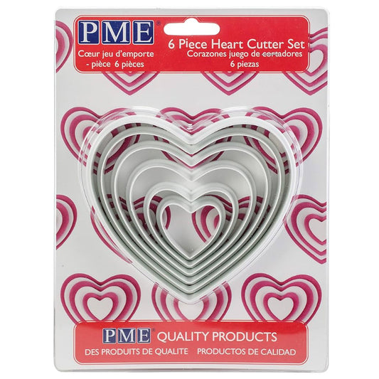 PME Plastic Heart Cutter Set PNH2