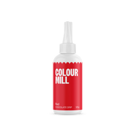 Red Cake Drip Colour Mill