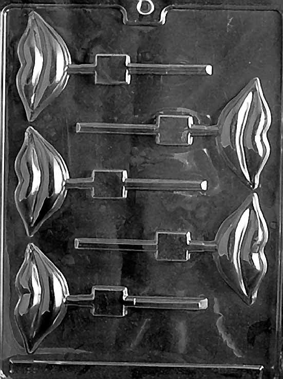 Lips Lolly Chocolate Mold