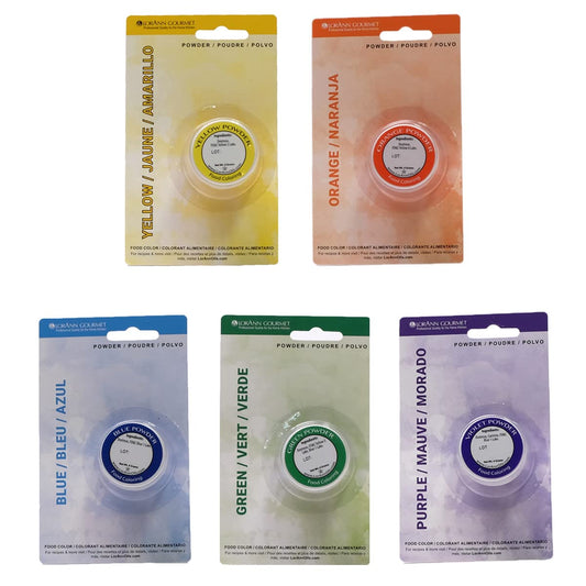 Powdered Food Color Set of 5 Lorann