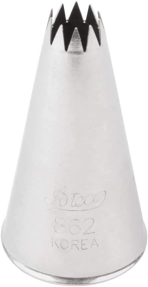 Tip 862 French Star 1/4" Cake Decorating Tip #862 ATECO