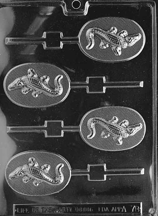 Alligator Lolly Chocolate Mold