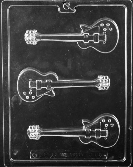 Electric Guitar Chocolate Mold