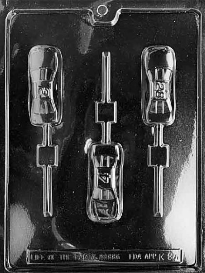 Sports Car Lolly Chocolate Mold