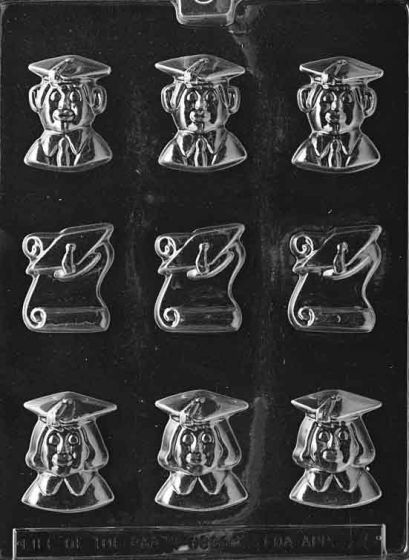 Bite Size Graduation Chocolate Mold