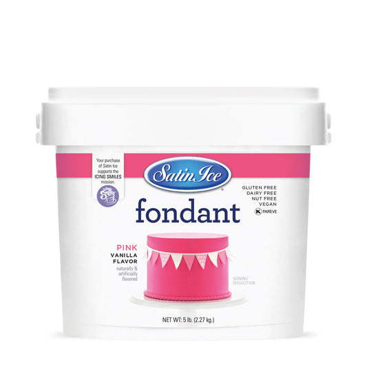 Pink Satin Ice Fondant 5 lbs