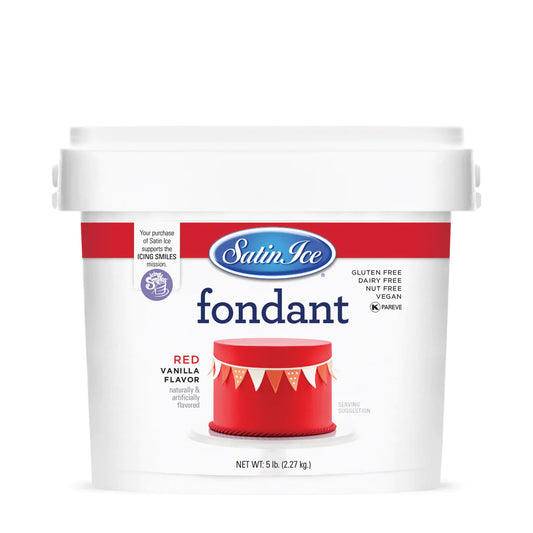 Red Satin Ice Fondant 5 lbs