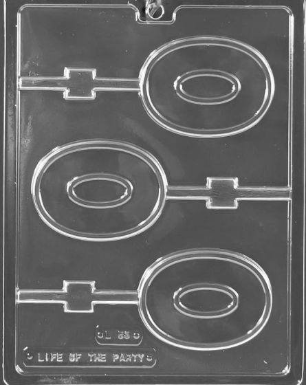 #0 Number Lolly Chocolate Mold