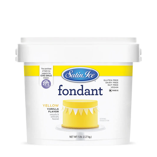 Yellow Satin Ice Fondant 5 lbs